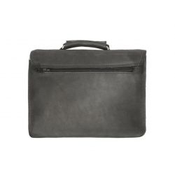 Cartable en cuir noir 248