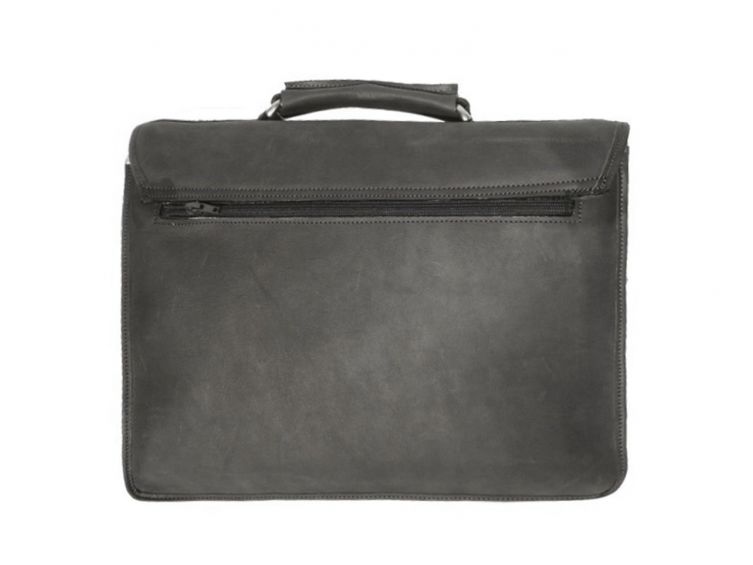Cartable en cuir noir 248