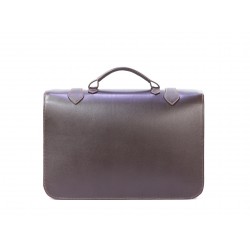 Cartable Cuir Lisse 2 soufflets 54180