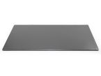 Grand sous-main cossu de bureau en cuir gris - 80x40 cm