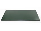 Grand sous-main cossu de bureau en cuir vert - 80x40 cm