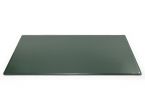 Sous-main cossu de bureau - XL - en cuir vert - 80x50 cm