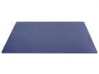 Grand sous-mains - en cuir bleu - 80x50 cm