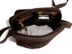 Sacoche baroudeur cuir chocolat