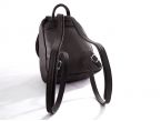 Sac à dos cuir nubuck noir ou chocolat Janine 451