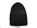 Sac à dos cuir nubuck noir Benoit 453