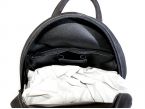 Sac à dos cuir nubuck noir Benoit 453