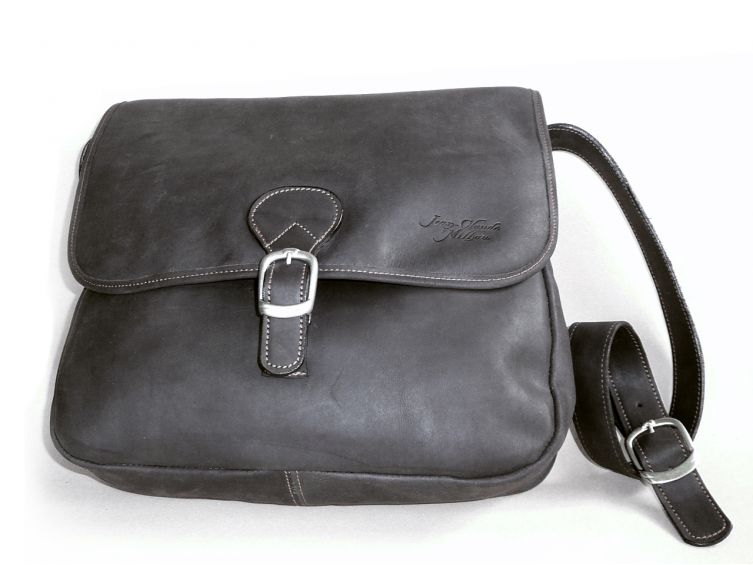 Sac Besace cuir fermeture à rabat Amandine 600