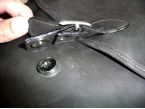 Sac Besace cuir fermeture à rabat Amandine 600