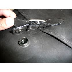 Sac Besace cuir fermeture à rabat Amandine 600