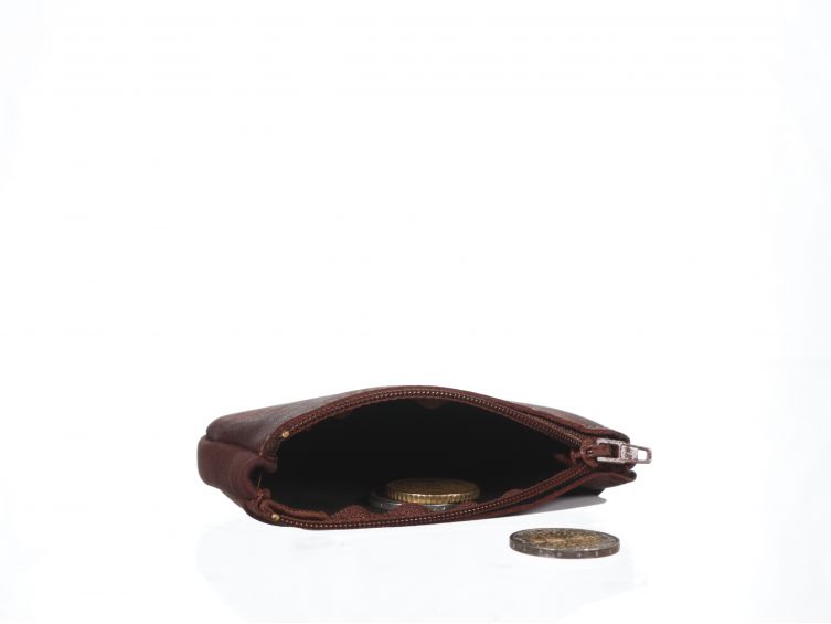 Porte-monnaie fermeture zippée cuir gold - 203