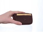 Porte-monnaie fermeture zippée cuir gold - 203