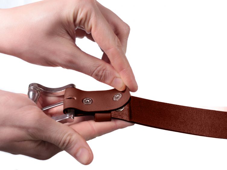 Ceinture en cuir sans boucle 4078
