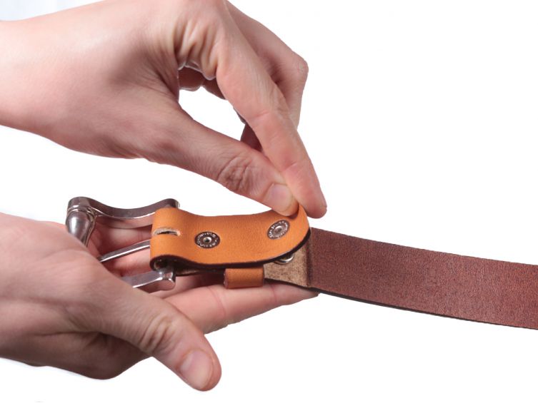 Ceinture en cuir sans boucle 4079