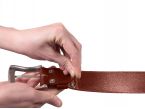 Ceinture en cuir sans boucle 4077