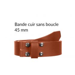 Ceinture en cuir sans boucle gold 45 mm 4004