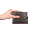 Petit Portefeuille 3 volets en cuir marron - 440