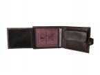 Petit Portefeuille 3 volets en cuir marron - 440