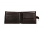 Petit Portefeuille 3 volets en cuir marron - 440