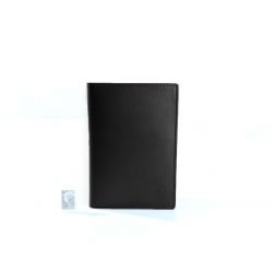 Porte-cartes en cuir de veau noir 12 Cartes - 120