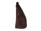 Sacoche en cuir marron
