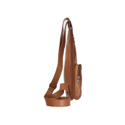 Sacoche en cuir gold