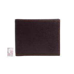 Portefeuille en cuir marron - 427