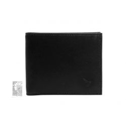 Portefeuille en cuir noir - 427