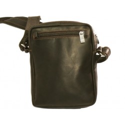 Sacoche en cuir marron - 656