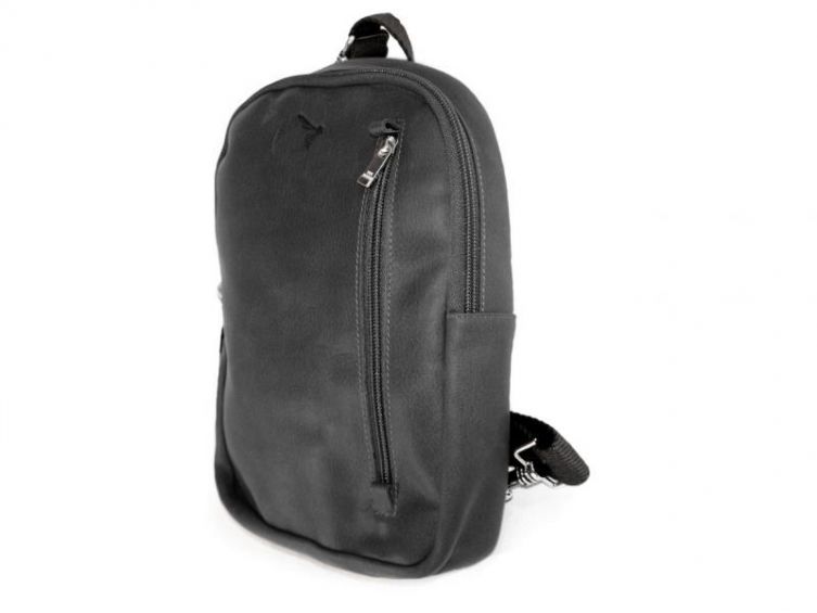 Sacoche en cuir noir 651