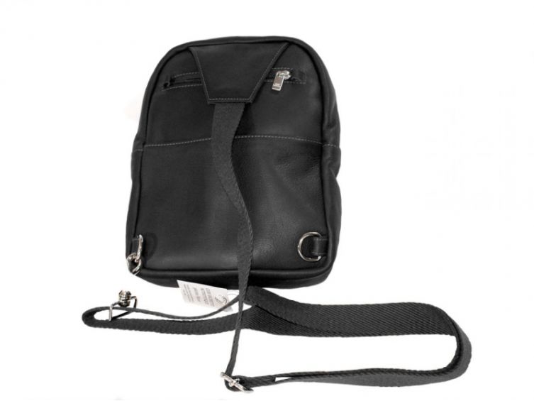 Sacoche en cuir noir 651