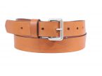 Ceinture cuir gold boucle compacte acier vieilli 4055