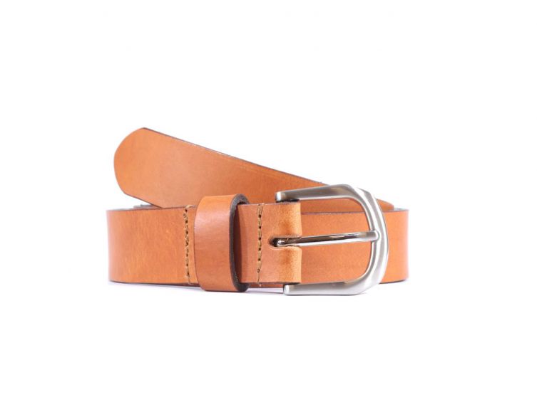 Ceinture cuir gold boucle légèrement arrondie 4052