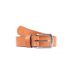 Ceinture cuir gold boucle discrete finition acier 4053