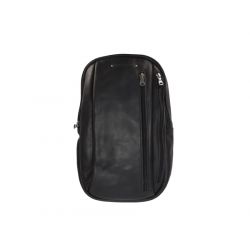 Sacoche à bandoulière en cuir noir