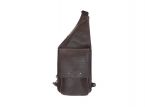 Sacoche épaule holster en cuir marron foncé