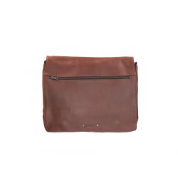 Gibecière à rabat en cuir gold