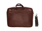 Cartable business 2 poignées, en cuir gold