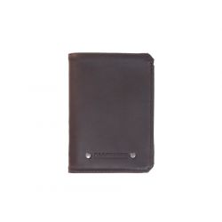 Portefeuille Baroudeur en cuir marron foncé 949