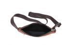 Pochette ceinture extra plate en cuir gold - 9670