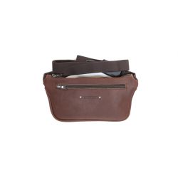 Pochette ceinture extra plate en cuir gold - 9670