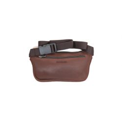 Pochette ceinture extra plate en cuir gold - 9670