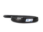 Ceinture de voyage, porte billets, en cuir noir 9020