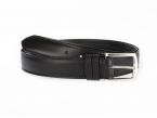 Ceinture de voyage, porte billets, en cuir noir 9020