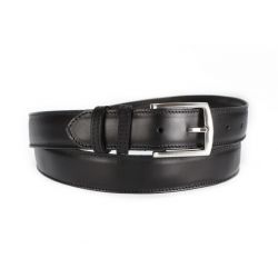 Ceinture de voyage, porte billets, en cuir noir 9020