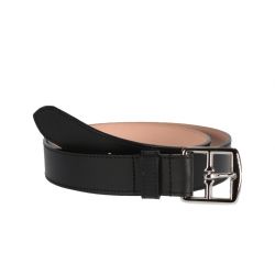 Ceinture femme en cuir doublé noir 5035 N