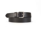 Ceinture en cuir noir et sa boucle élégante à rouleau 4024