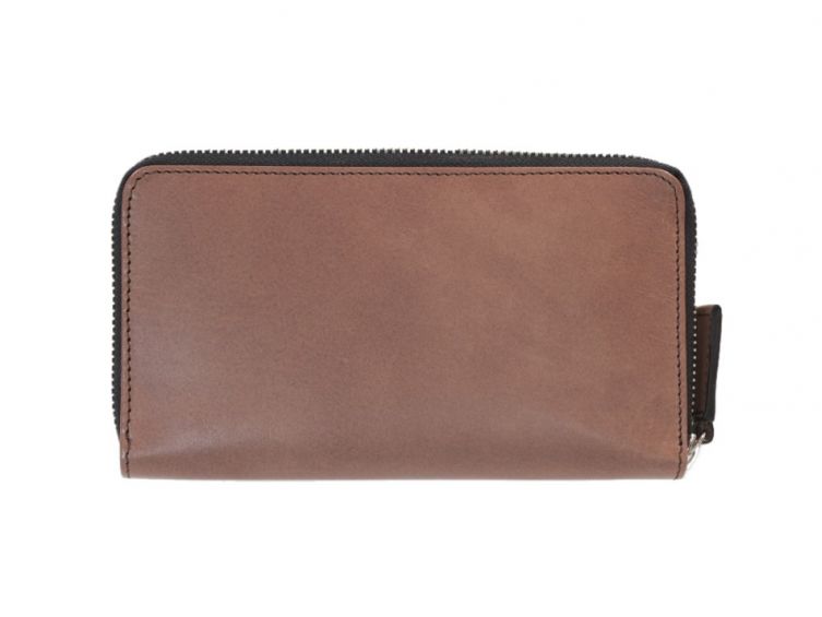 Compagnon hermétique de luxe en cuir marron - 20 cm - C H
