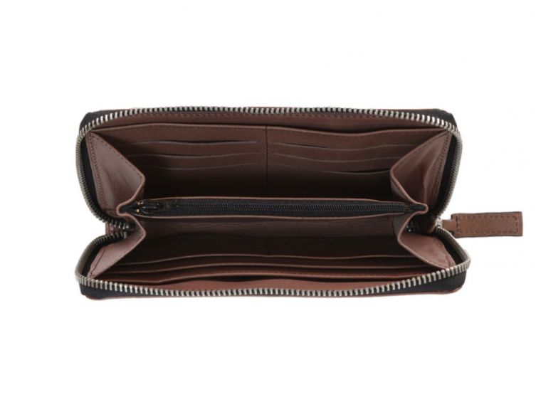 Compagnon hermétique de luxe en cuir marron - 20 cm - C H