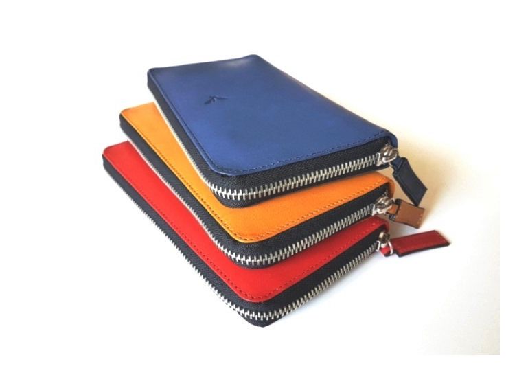 Compagnon hermétique de luxe en cuir marron - 20 cm - C H